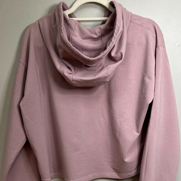 Marine Layer Tate Cropped Hoodie In Lavender color Size XL - Picture 2 of 4
